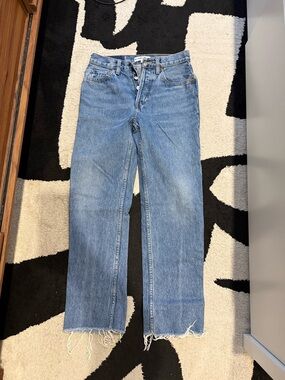 Re/Done Vintage Light Blue Straight Jeans